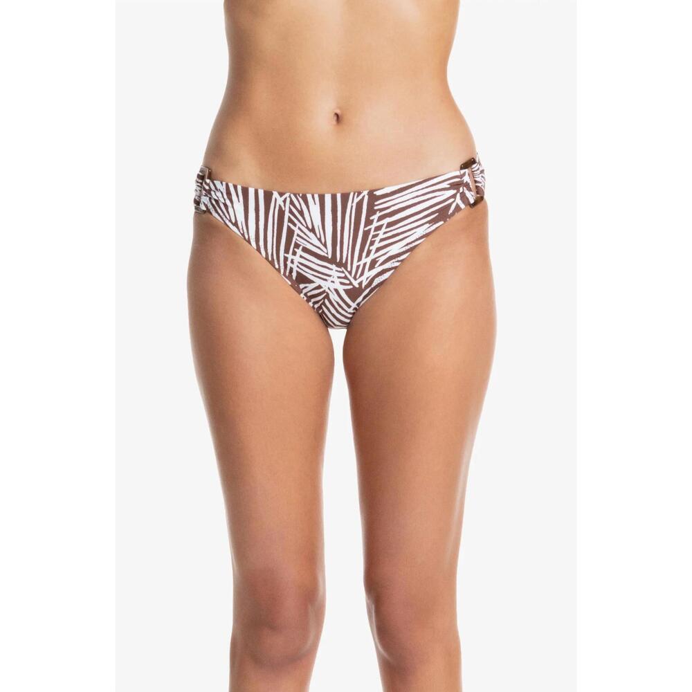 NEW HELEN JON tortoise hipster bikini bottom in paradise palm